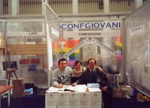 Lo stand di "Confgiovani" ad "Euripe"2001